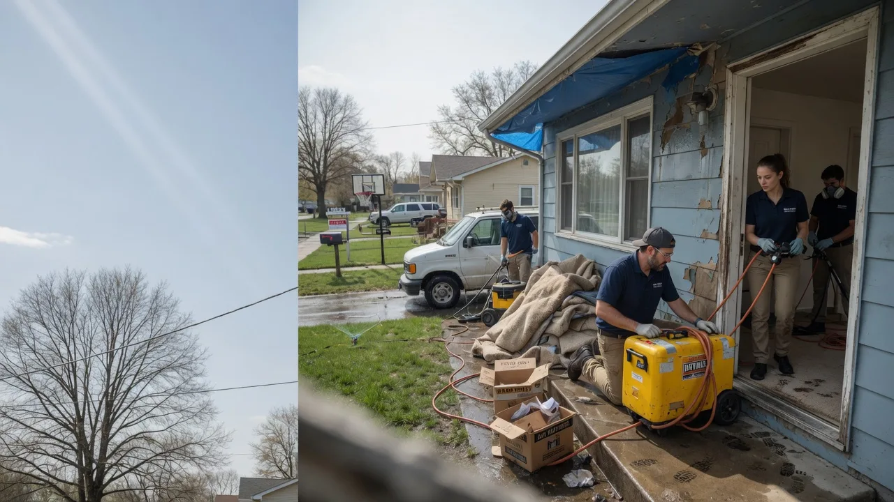 Basement Flood Cleanup in Donie, TX near me